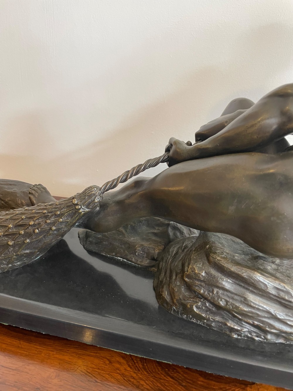 Art Deco bronze figure by Salvatore Melani  View VIII