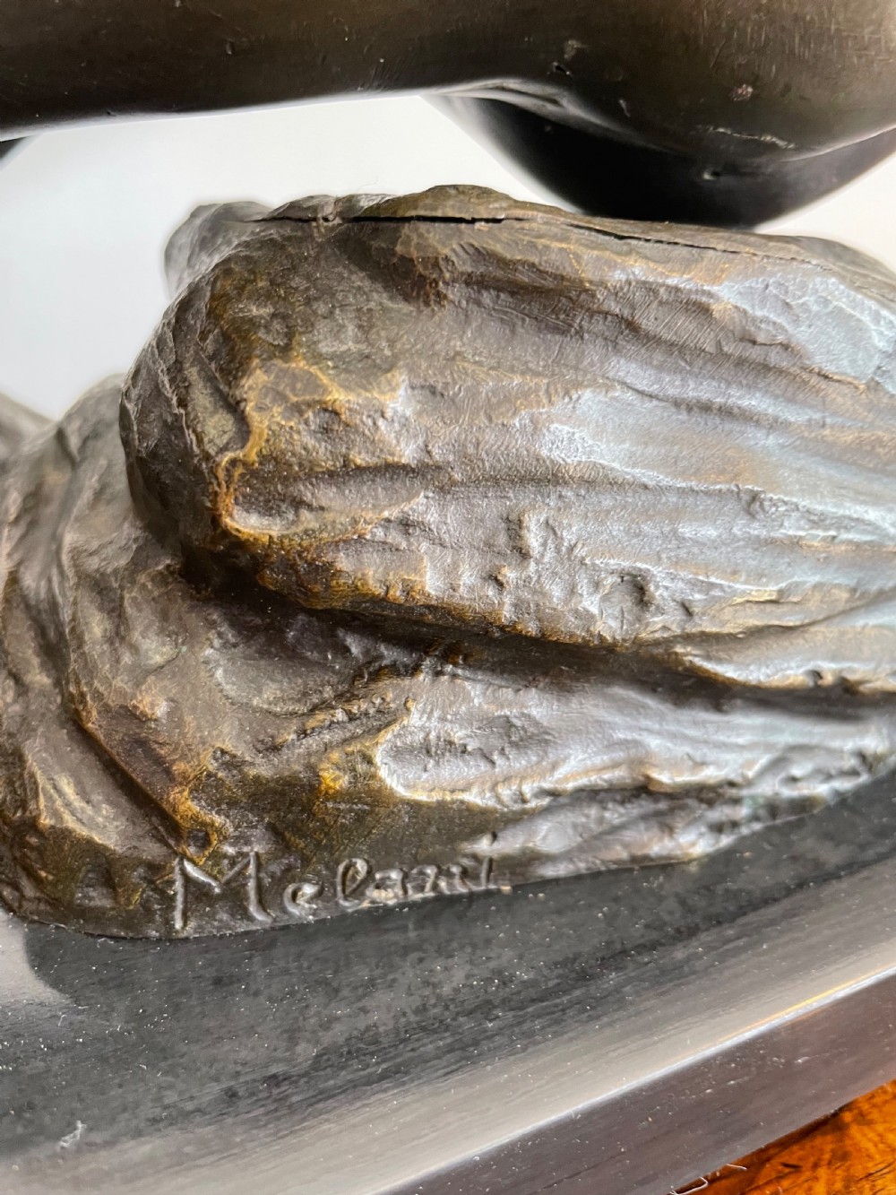 Art Deco bronze figure by Salvatore Melani  View X