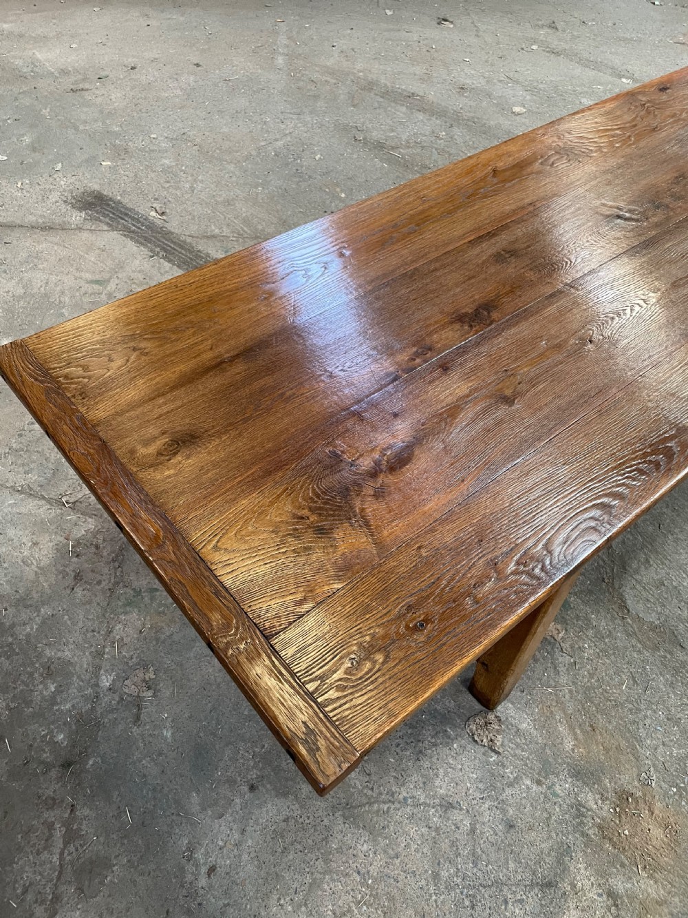 Oak farm house table 3.5 meters long  View IV