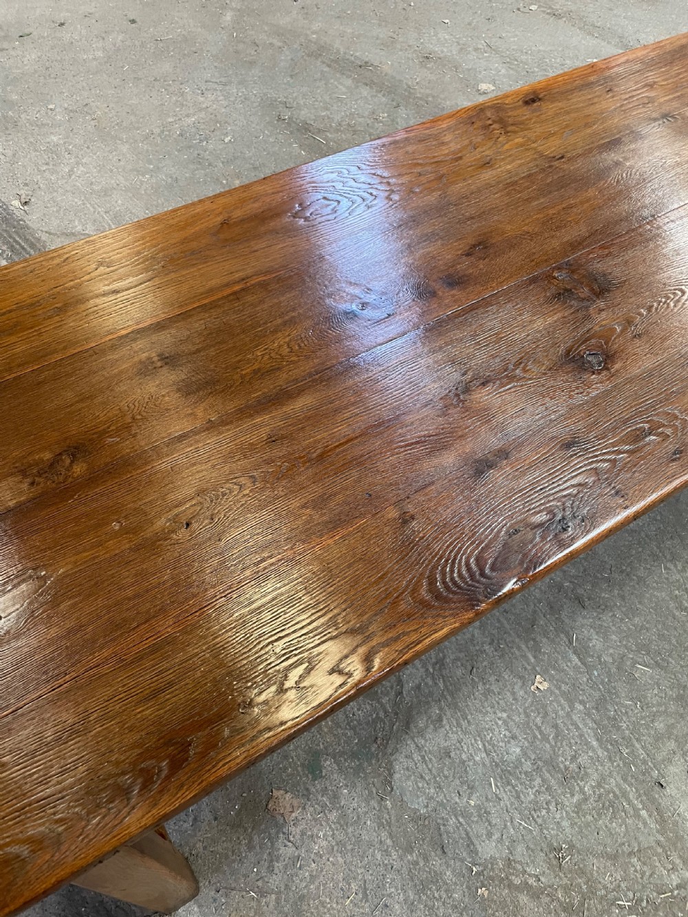 Oak farm house table 3.5 meters long  View V