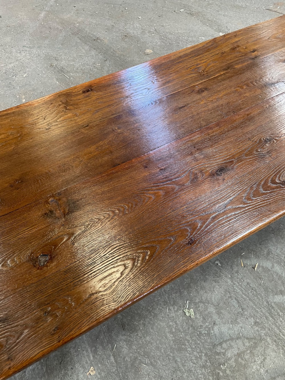 Oak farm house table 3.5 meters long  View VI