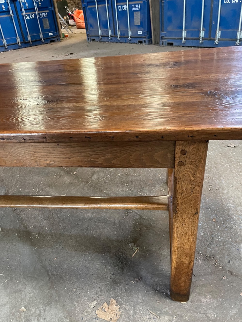 Oak farm house table 3.5 meters long  View VIII