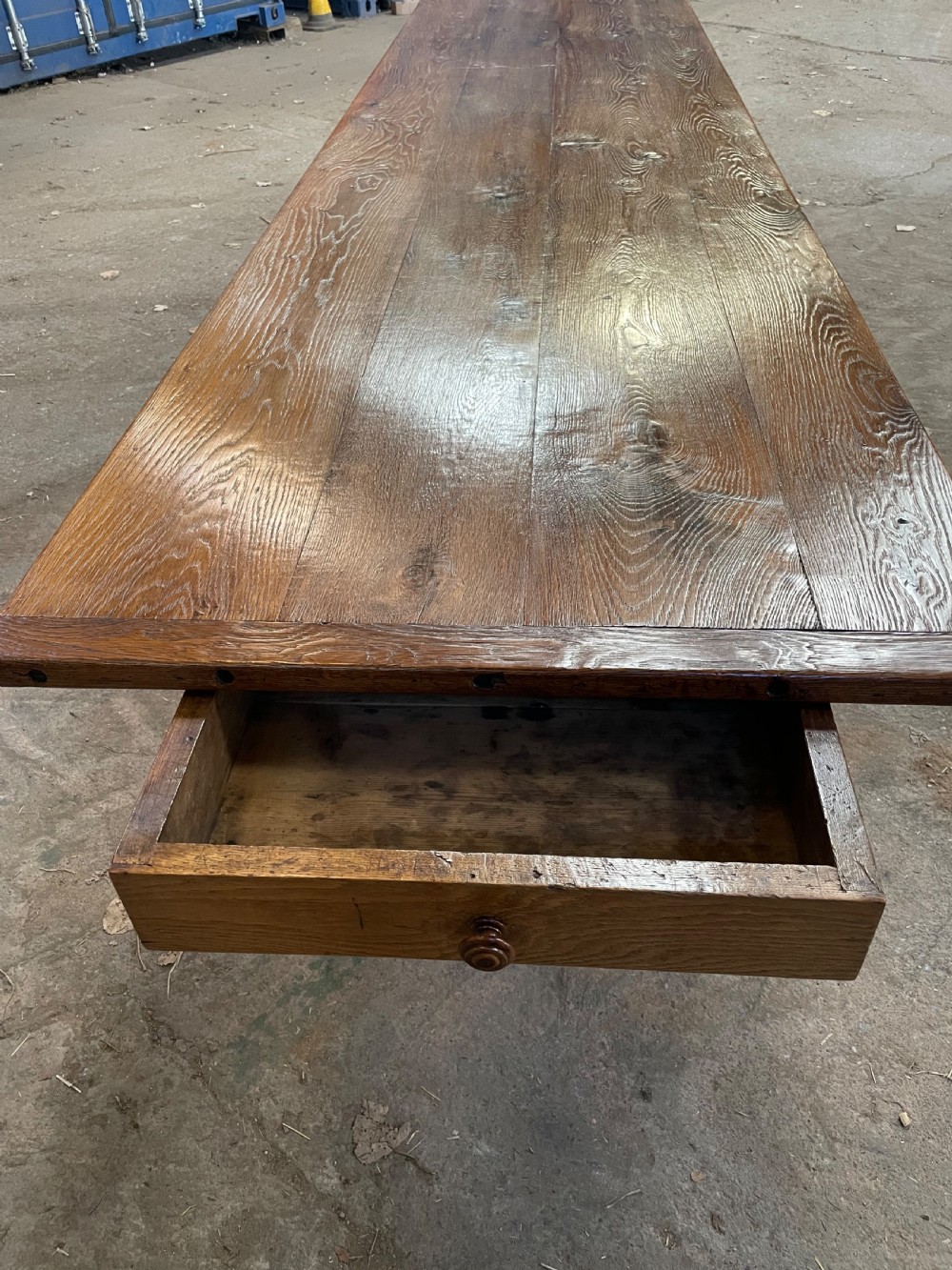 Oak farm house table 3.5 meters long  View IX