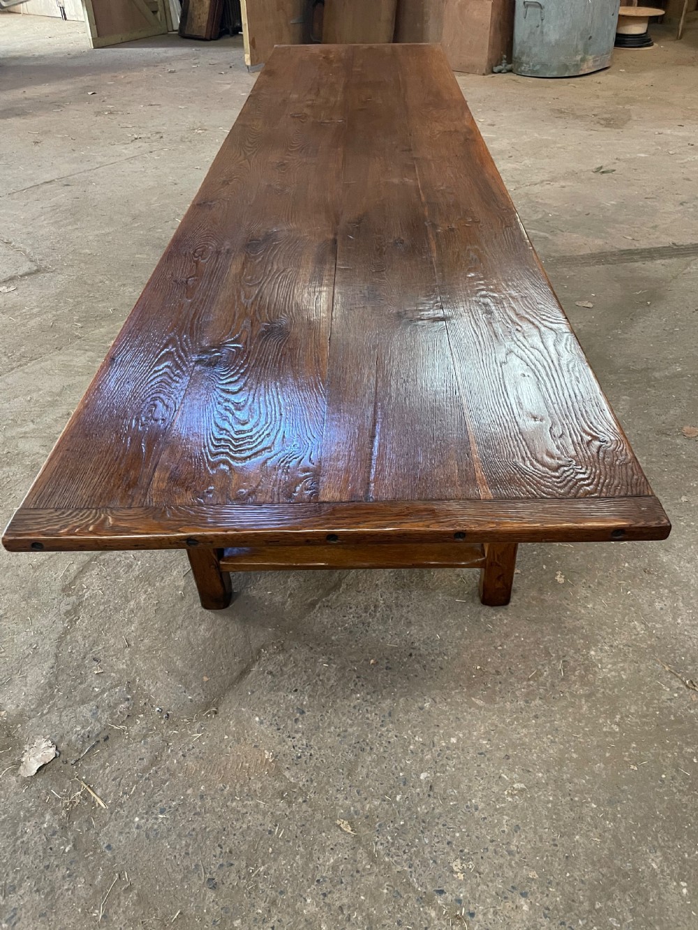 Oak farm house table 3.5 meters long  View XIII