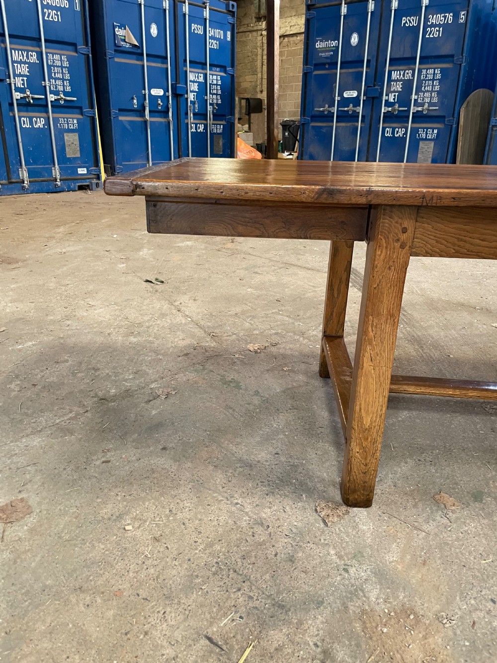 Oak farm house table 3.5 meters long  View XVIII