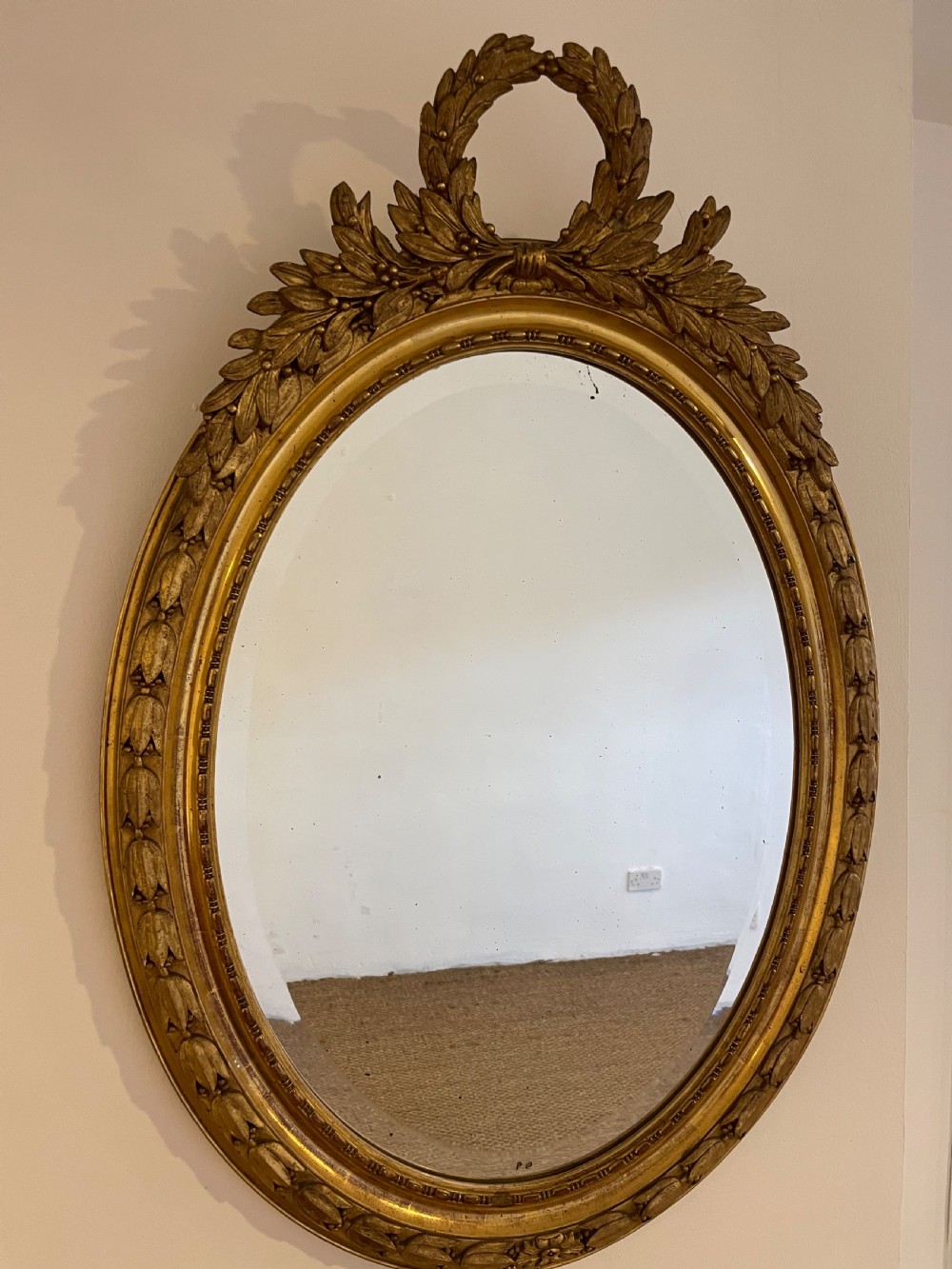Napoleon III oval gilt mirror  View VII