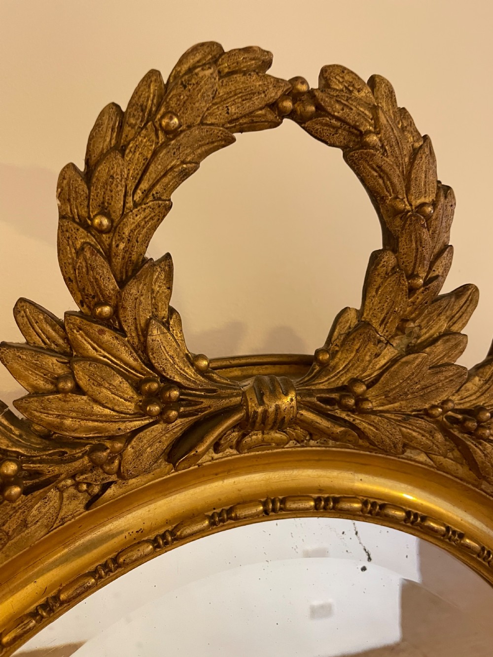 Napoleon III oval gilt mirror  View VIII