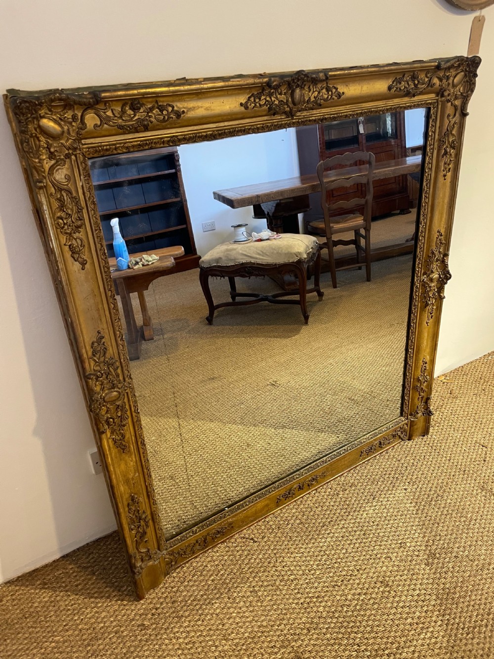 19th century gilt over mantle 44x48 “