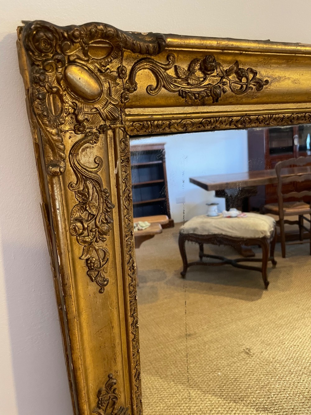 19th century gilt over mantle 44x48 “ View II
