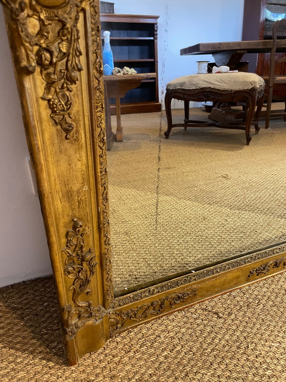 19th century gilt over mantle 44x48 “ View VII