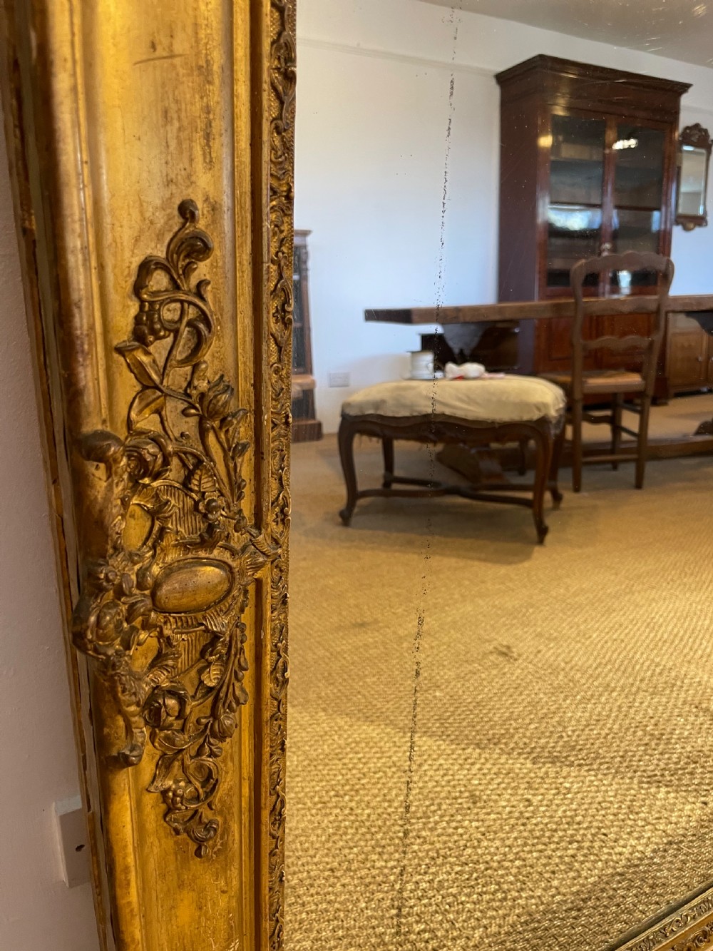 19th century gilt over mantle 44x48 “ View VIII