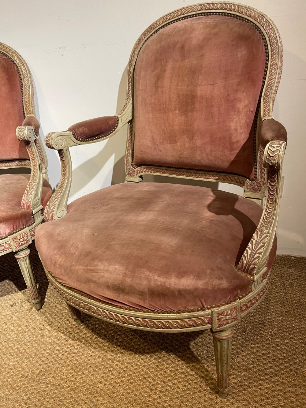 Pair of 19th century French armchairs  View II