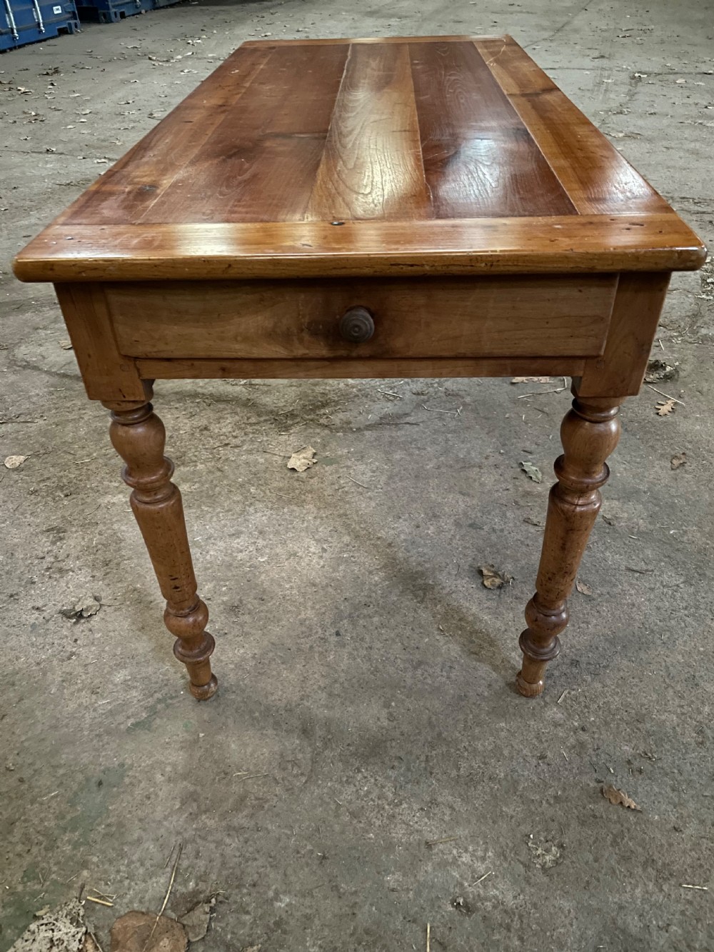 Small cherry wood farm table  View III