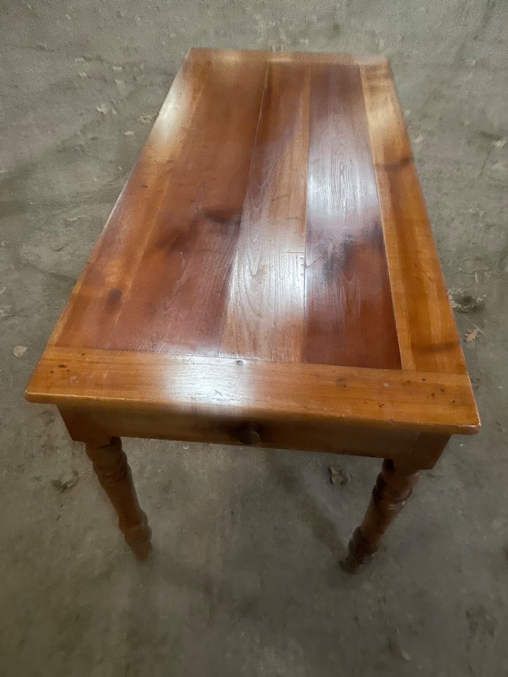 Small cherry wood farm table  View VI