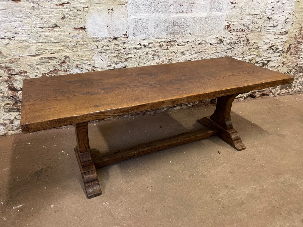 Oak refectory table 2.2 meters  View II