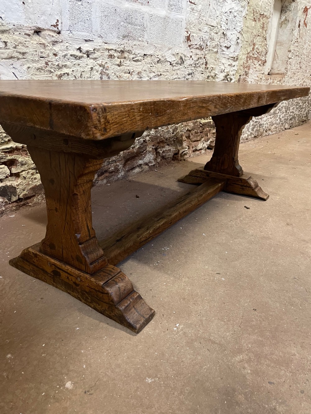 Oak refectory table 2.2 meters  View IV
