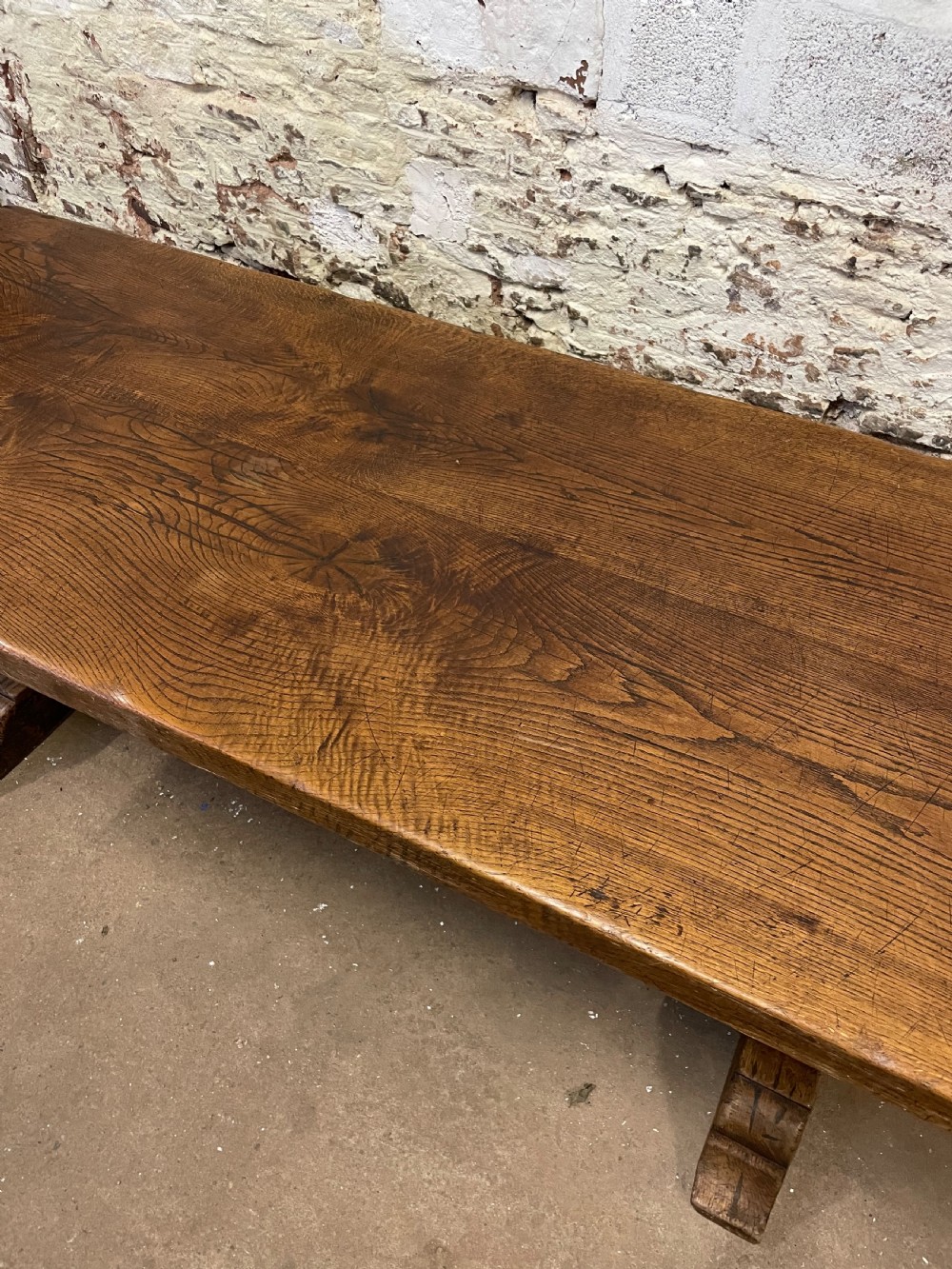Oak refectory table 2.2 meters  View VI