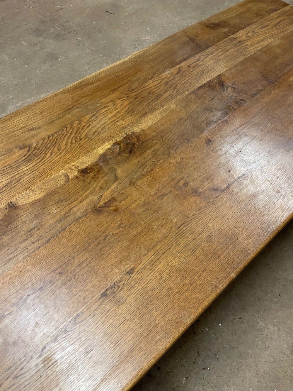Large oak refectory table 2.95 meters  View VIII