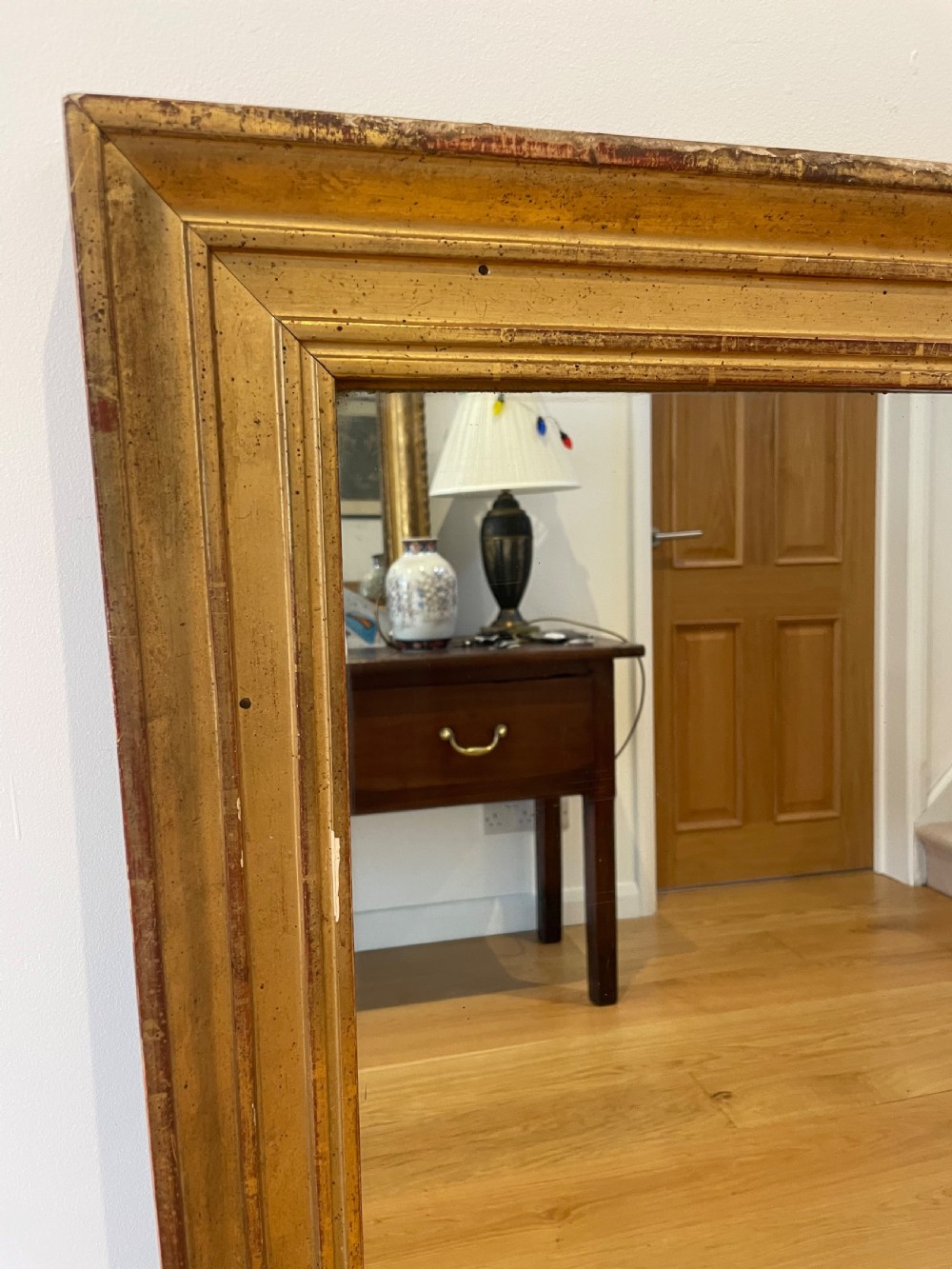19 th century gilt wood mirror  View VII