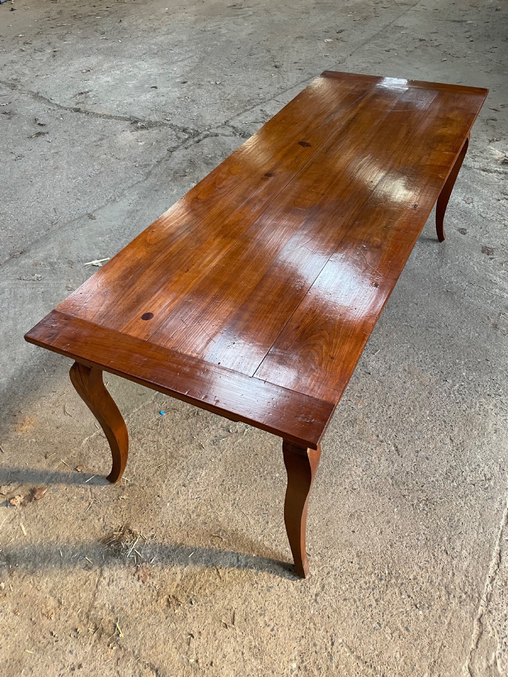 Cherry wood farm table 