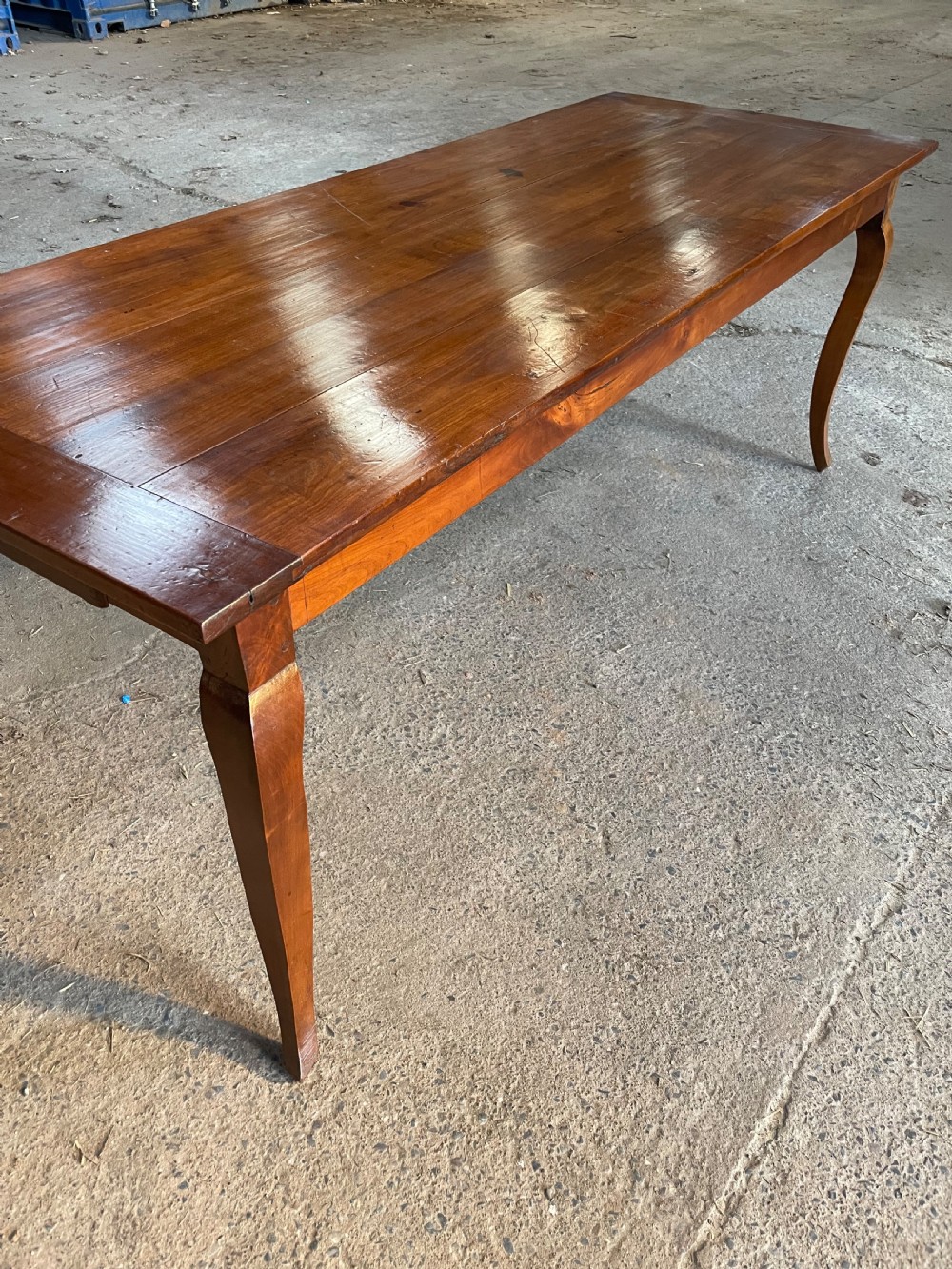 Cherry wood farm table  View III