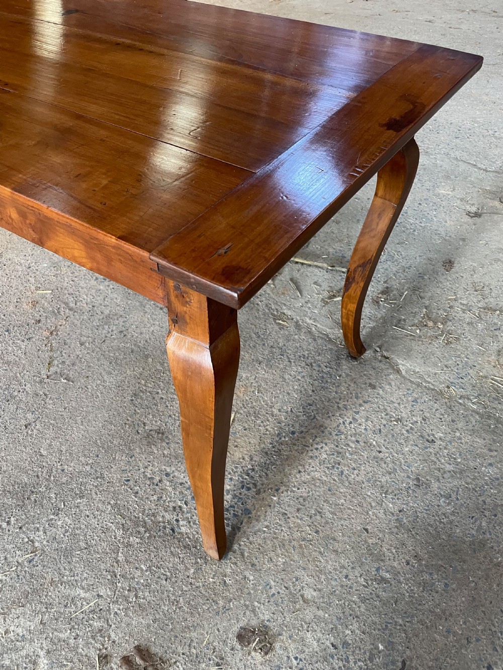Cherry wood farm table  View IV