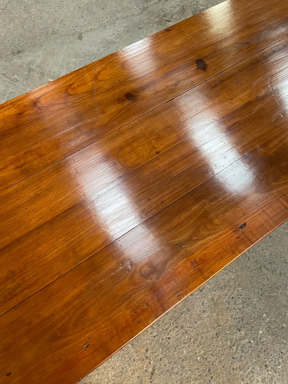 Cherry wood farm table  View XI