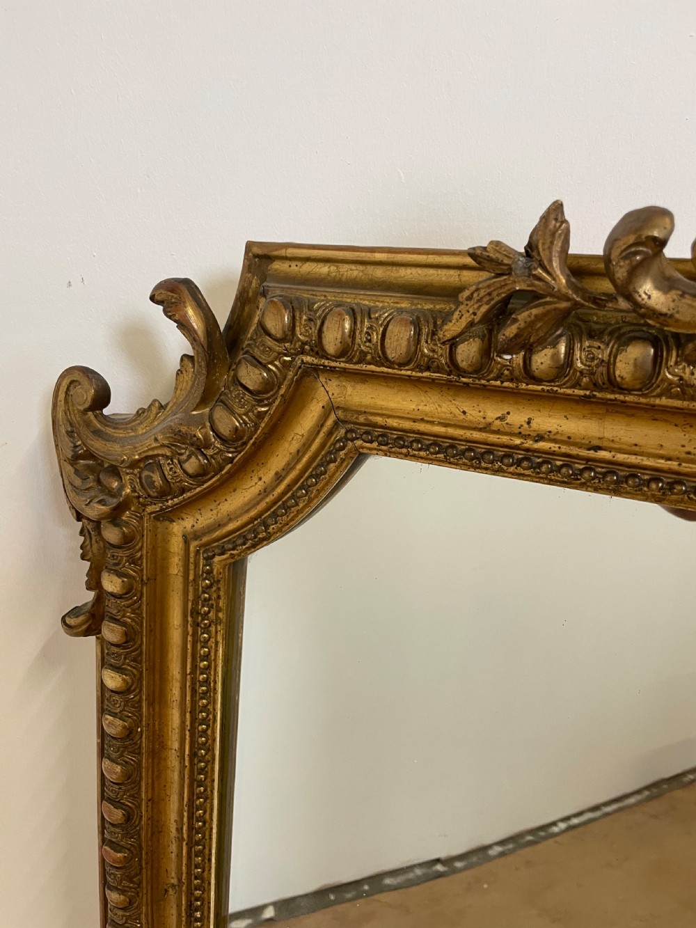 19th century French gilt overmantle  View IV