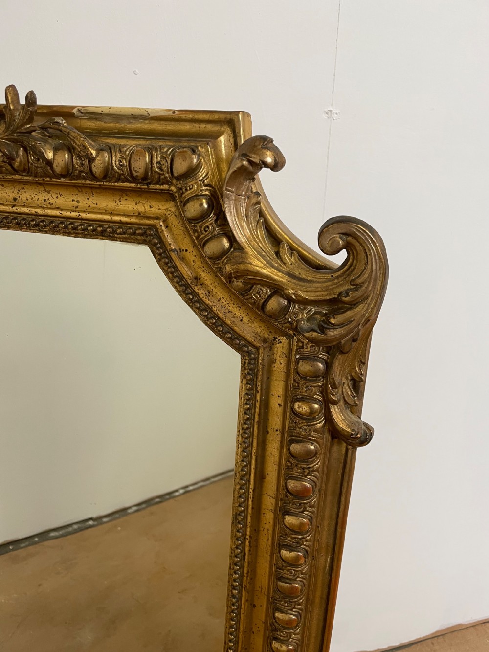 19th century French gilt overmantle  View V