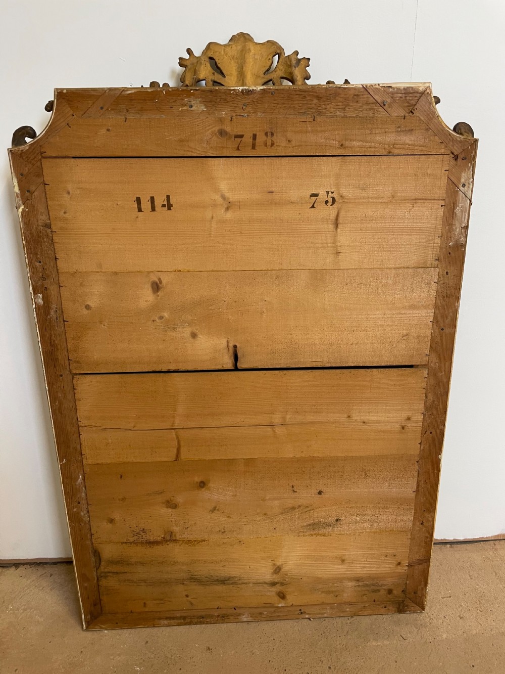19th century French gilt overmantle  View VIII