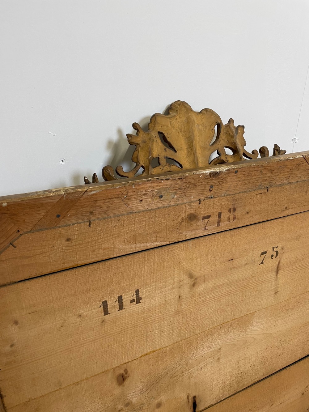 19th century French gilt overmantle  View IX