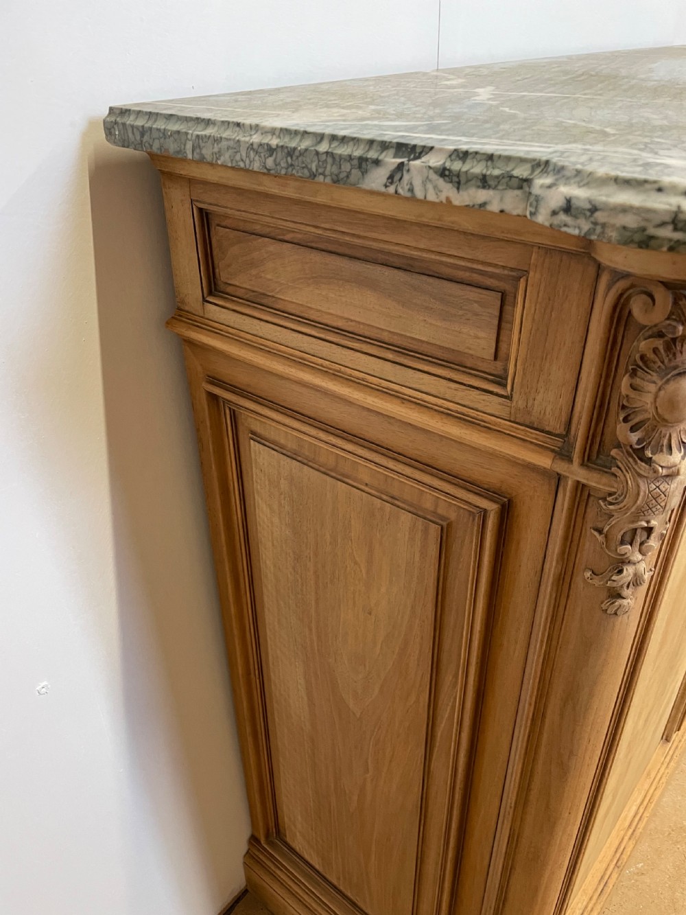 Scrubbed walnut buffet  View IV