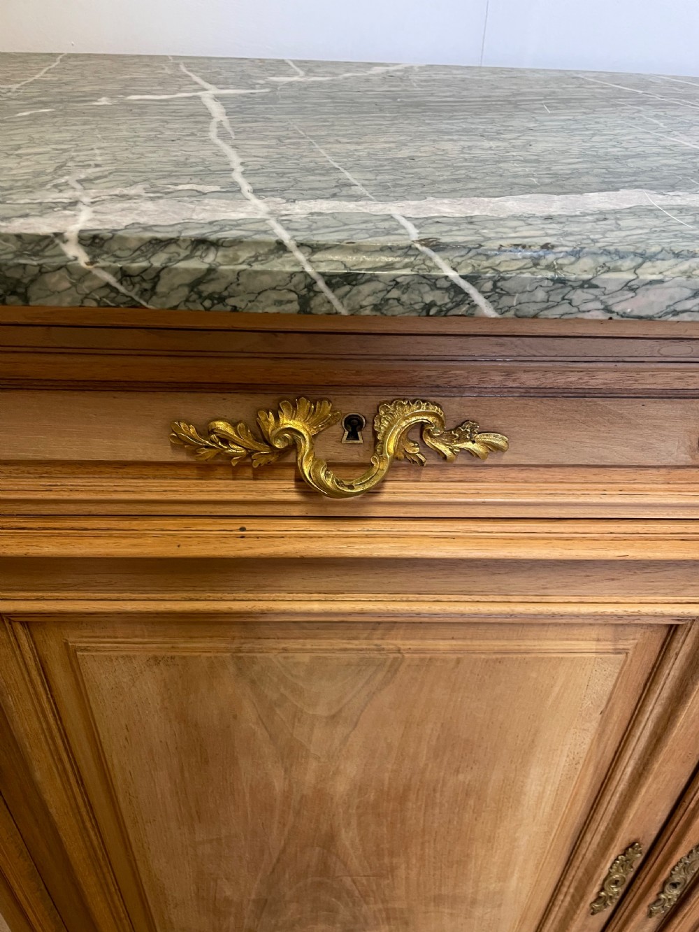 Scrubbed walnut buffet  View V