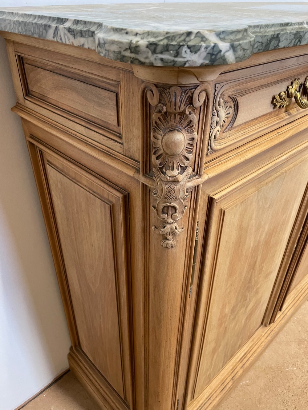 Scrubbed walnut buffet  View VI