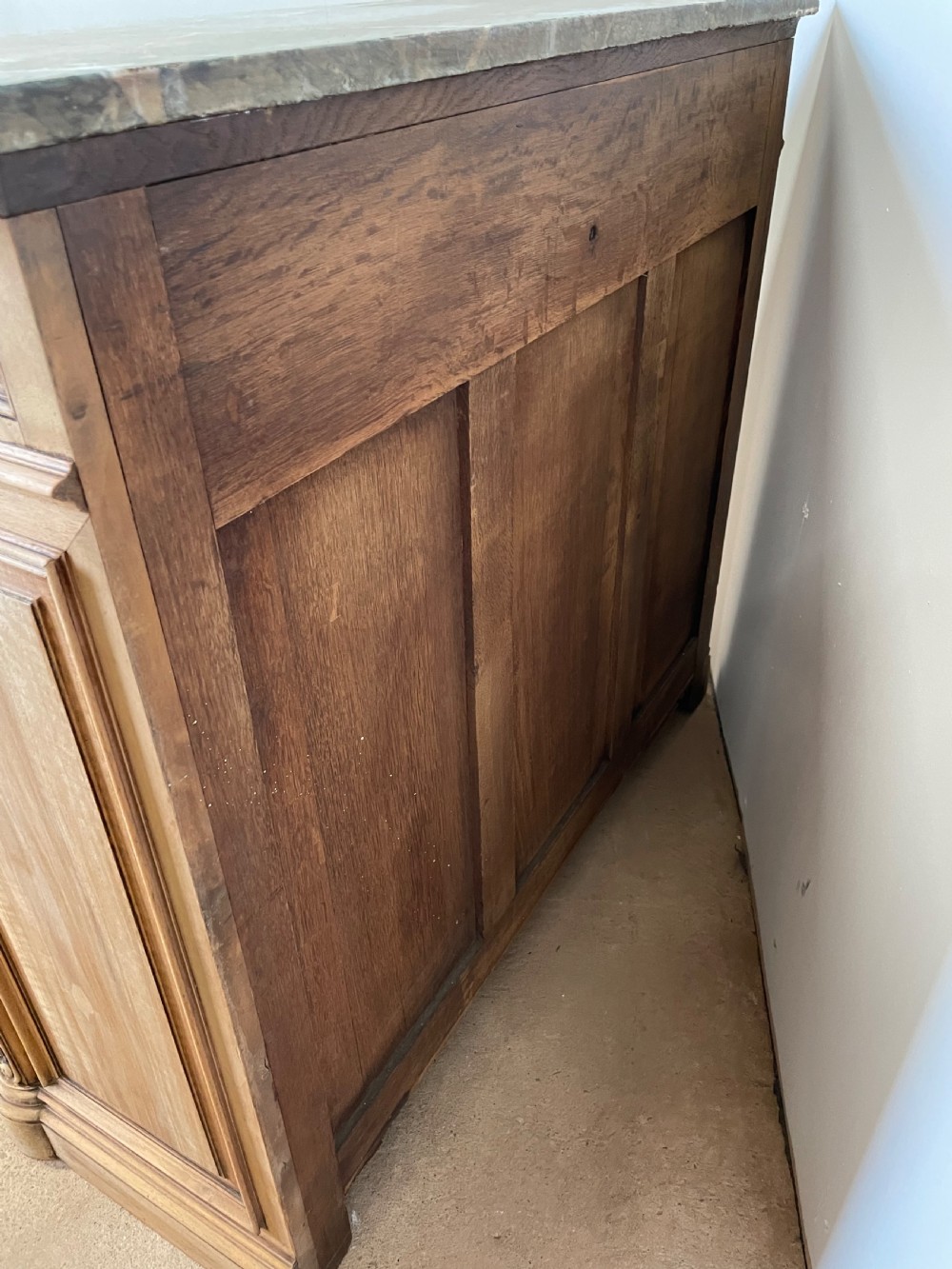 Scrubbed walnut buffet  View IX