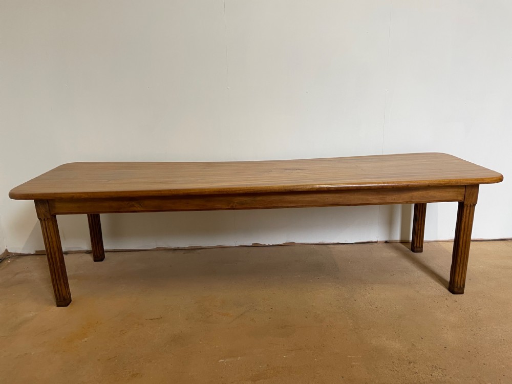 Elm farmhouse table 