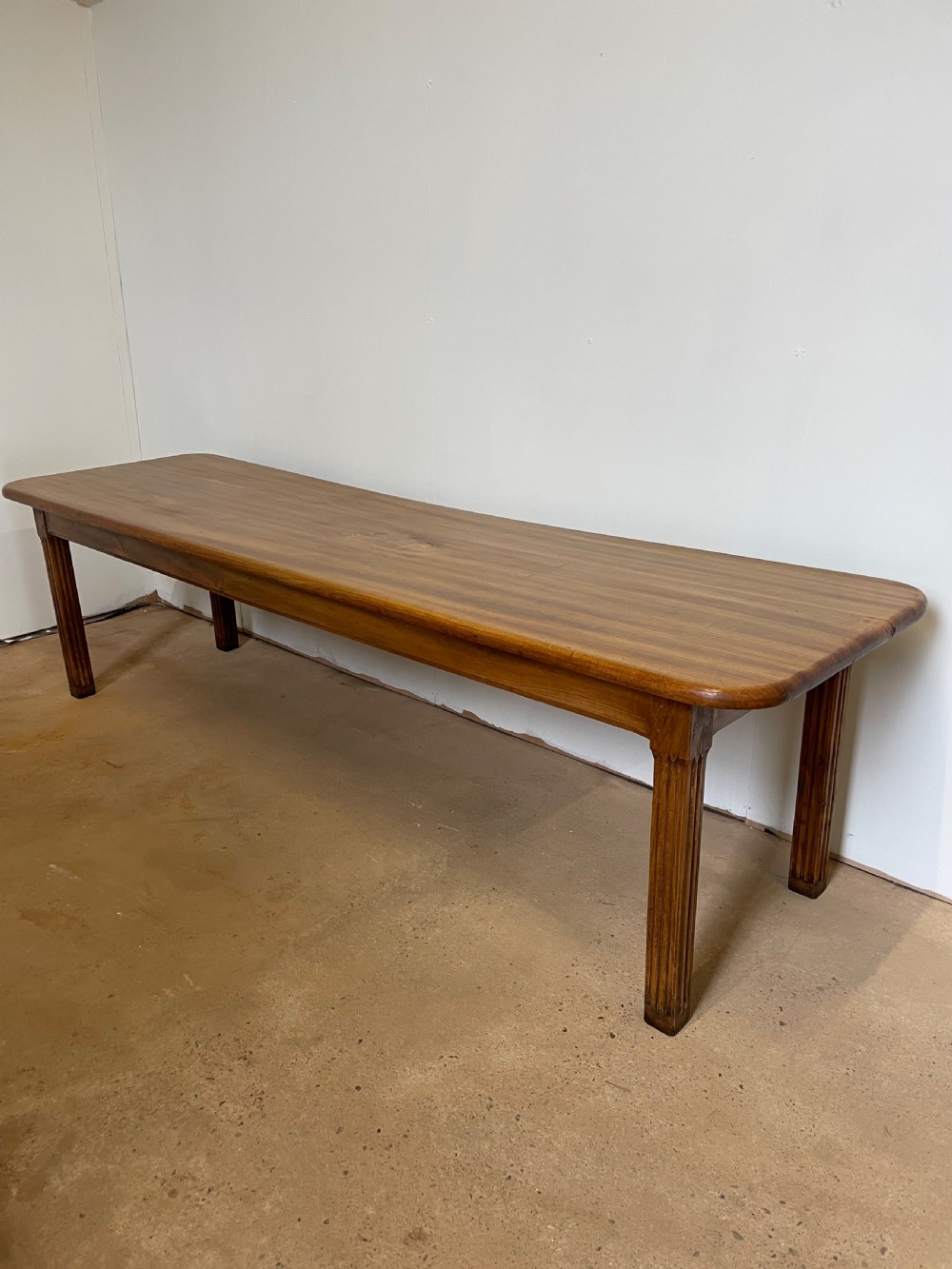 Elm farmhouse table  View IX