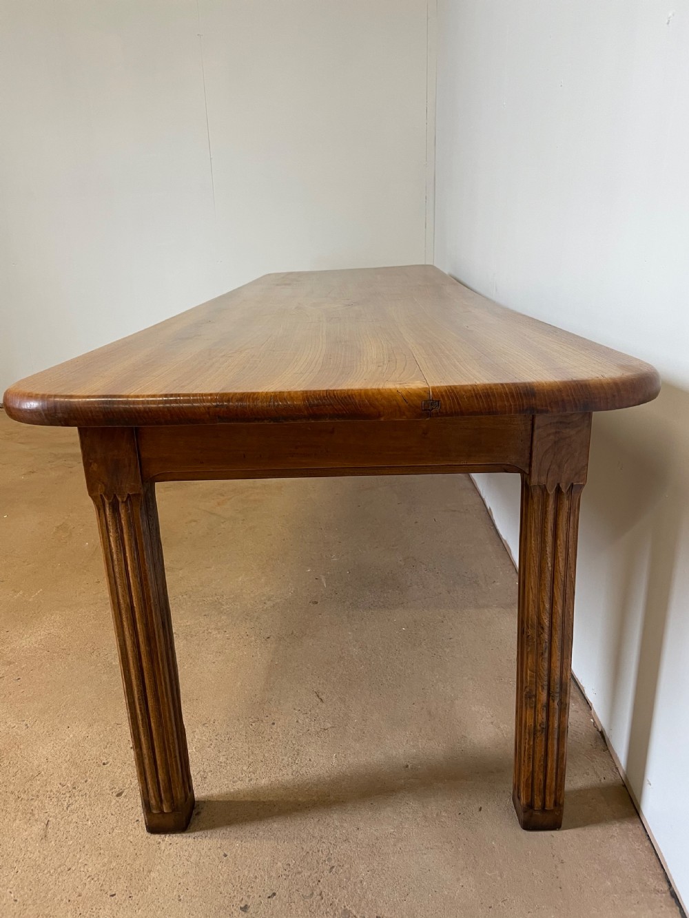 Elm farmhouse table  View XI