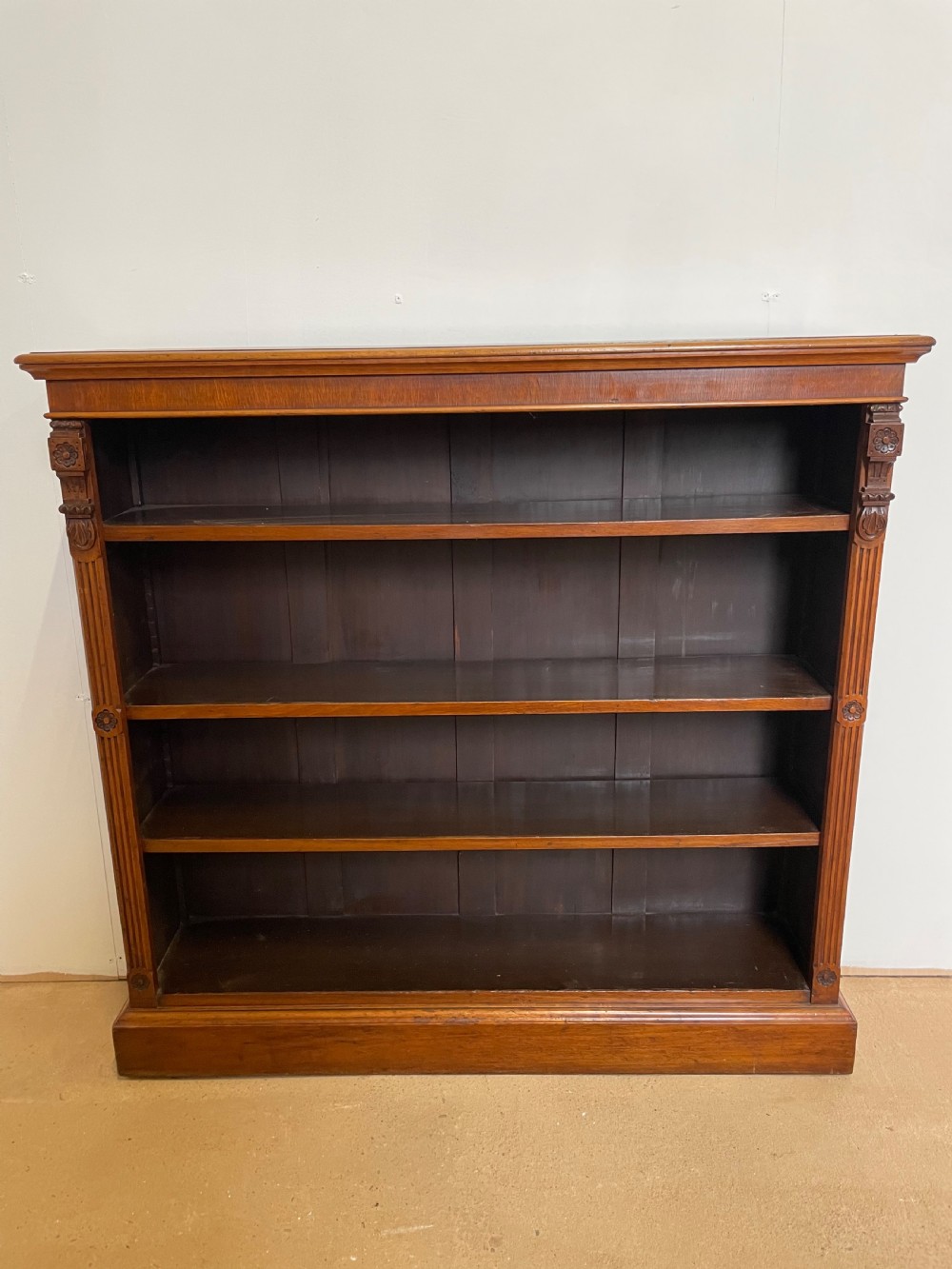 Victorian open bookcase 