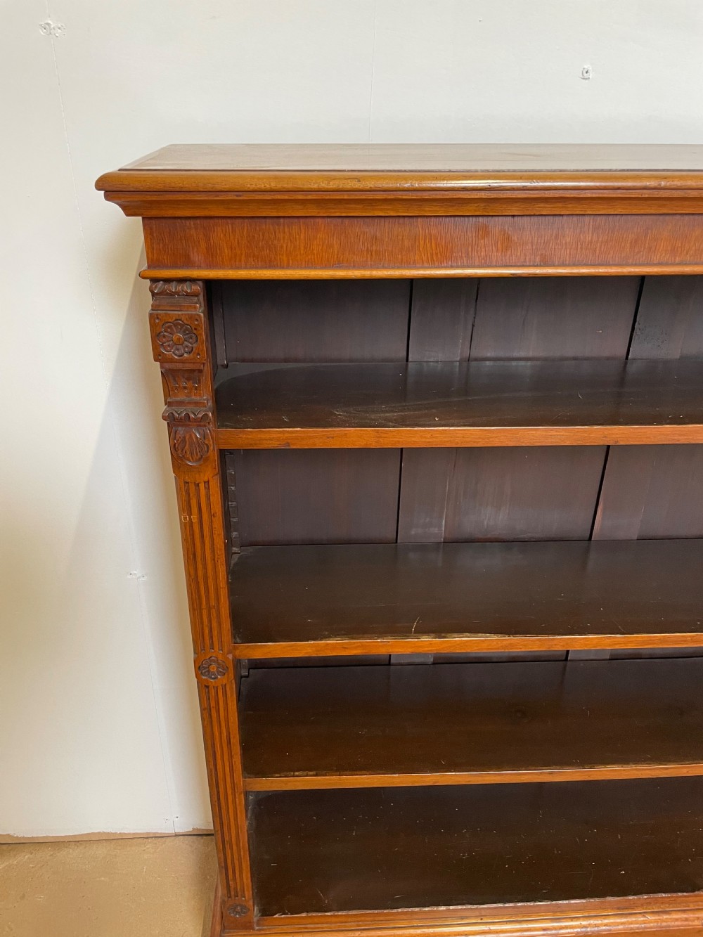Victorian open bookcase  View IV