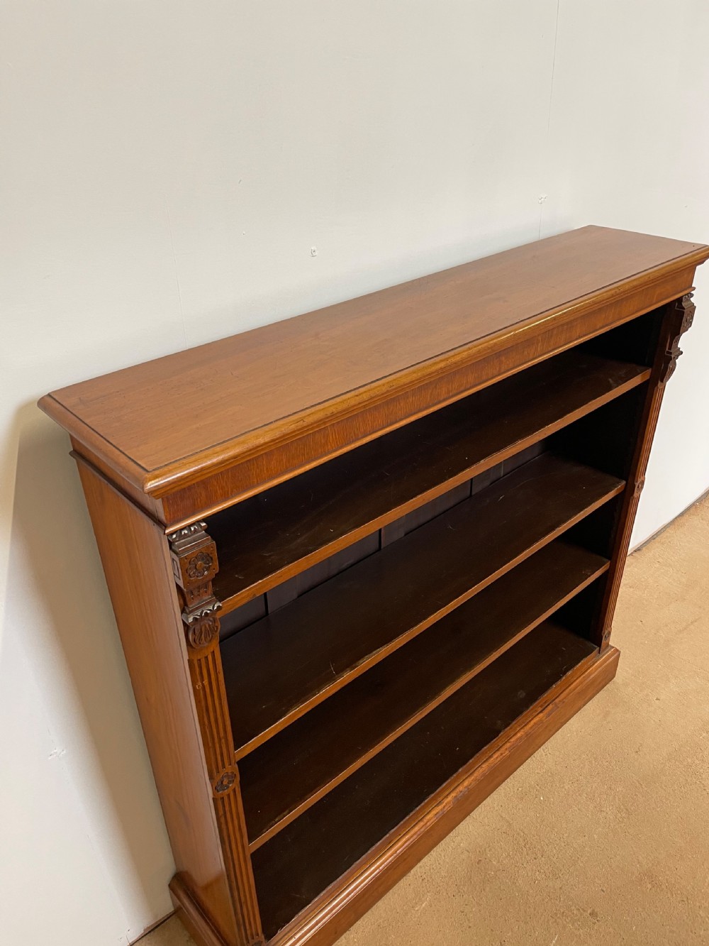 Victorian open bookcase  View VI
