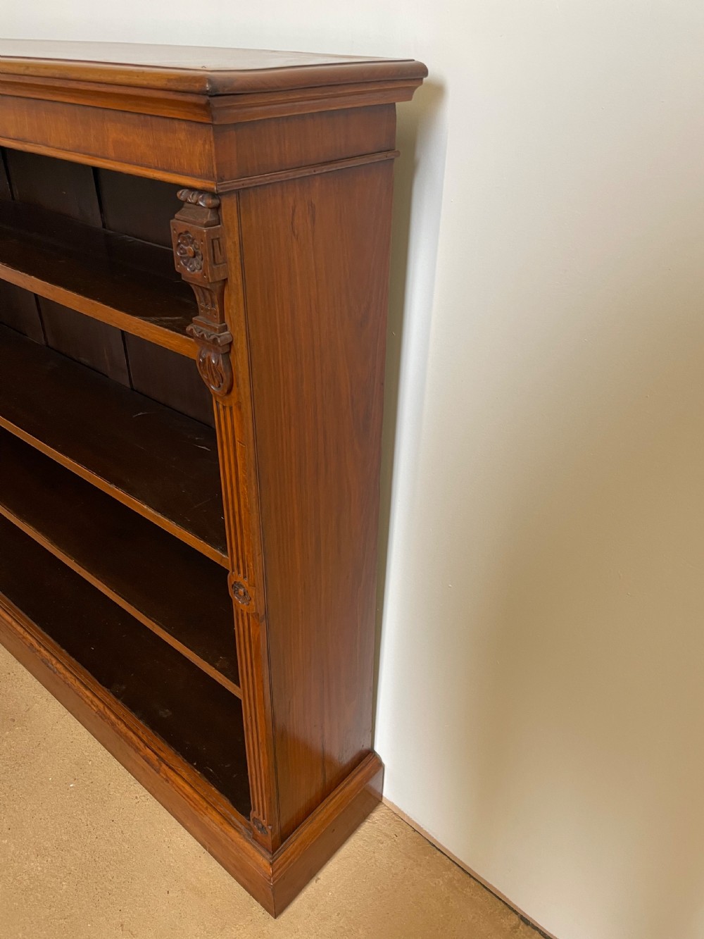 Victorian open bookcase  View VII