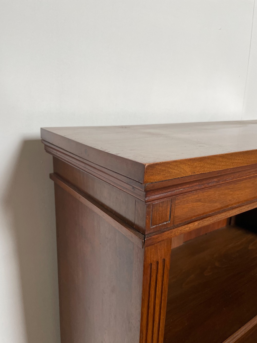 Late Victorian open bookcase  View IV