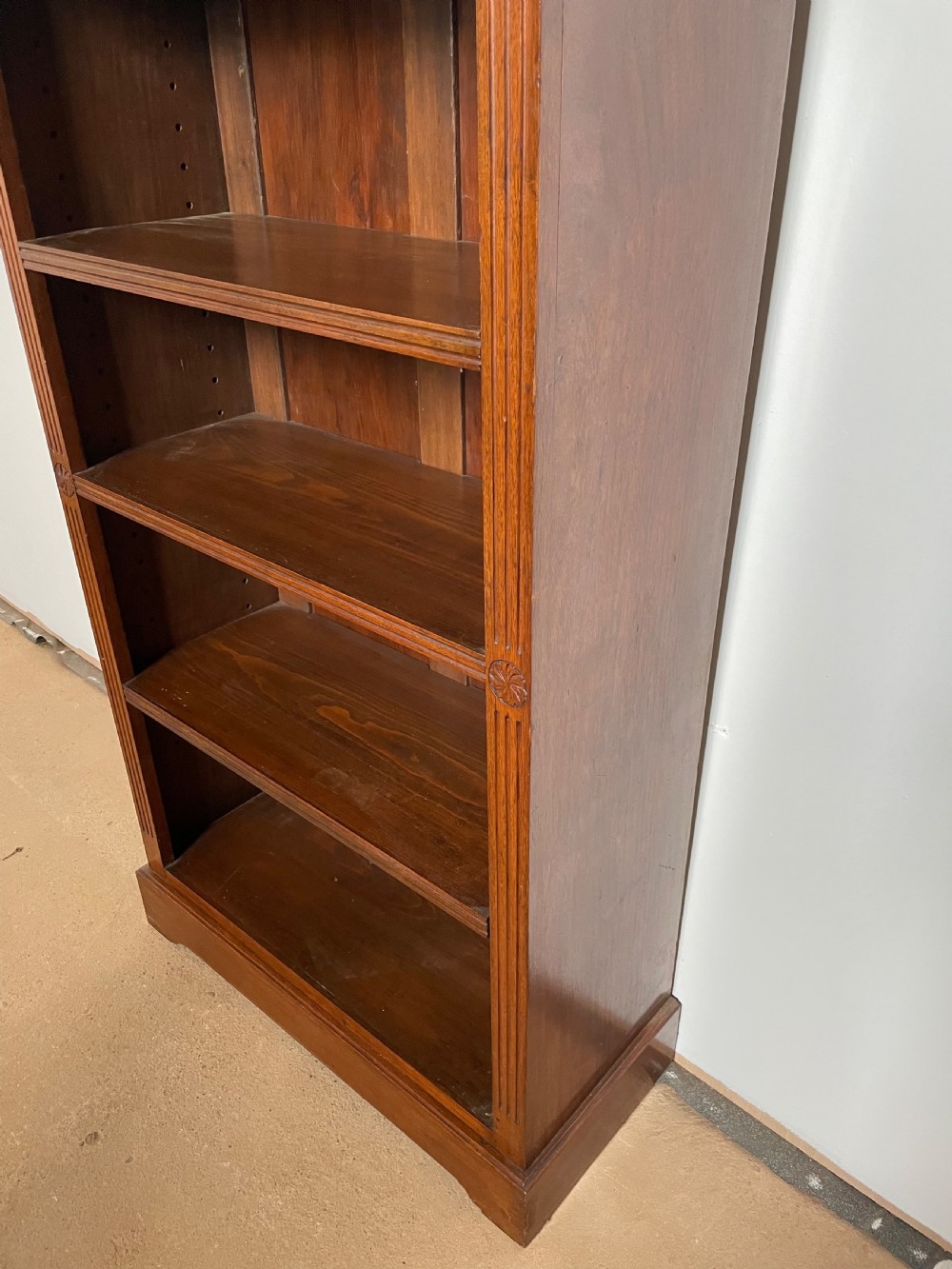 Late Victorian open bookcase  View VI