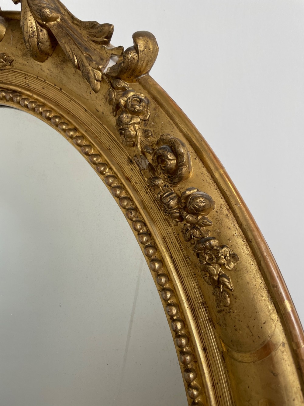 Napoleon III oval gilt mirror  View IV