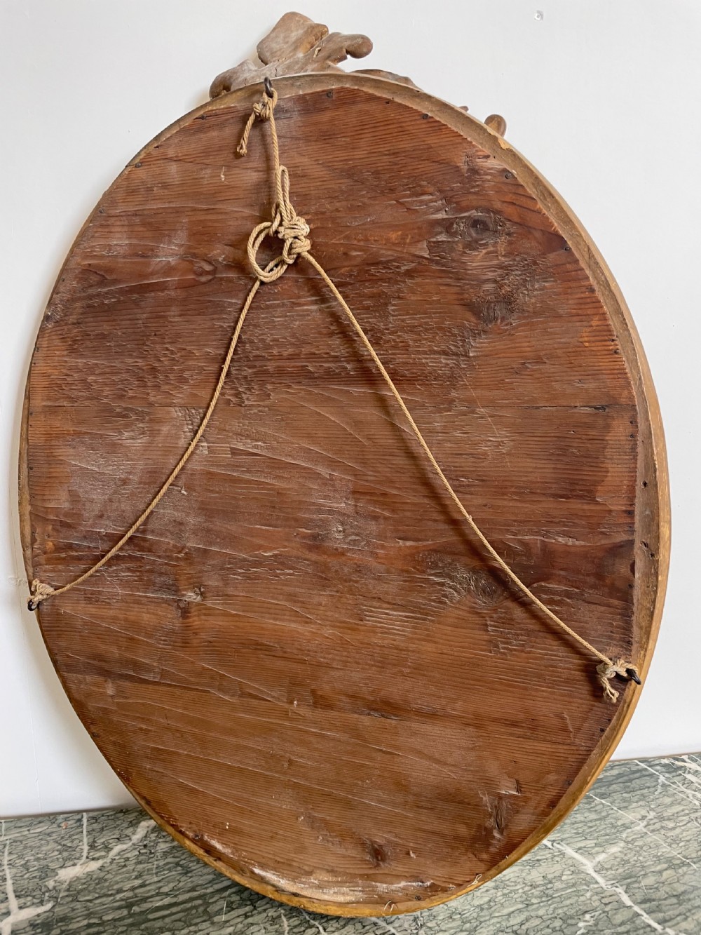 Napoleon III oval gilt mirror  View VIII