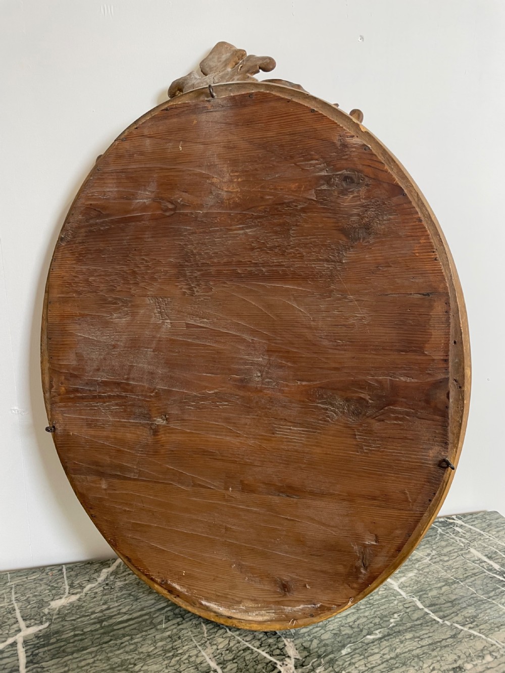 Napoleon III oval gilt mirror  View IX