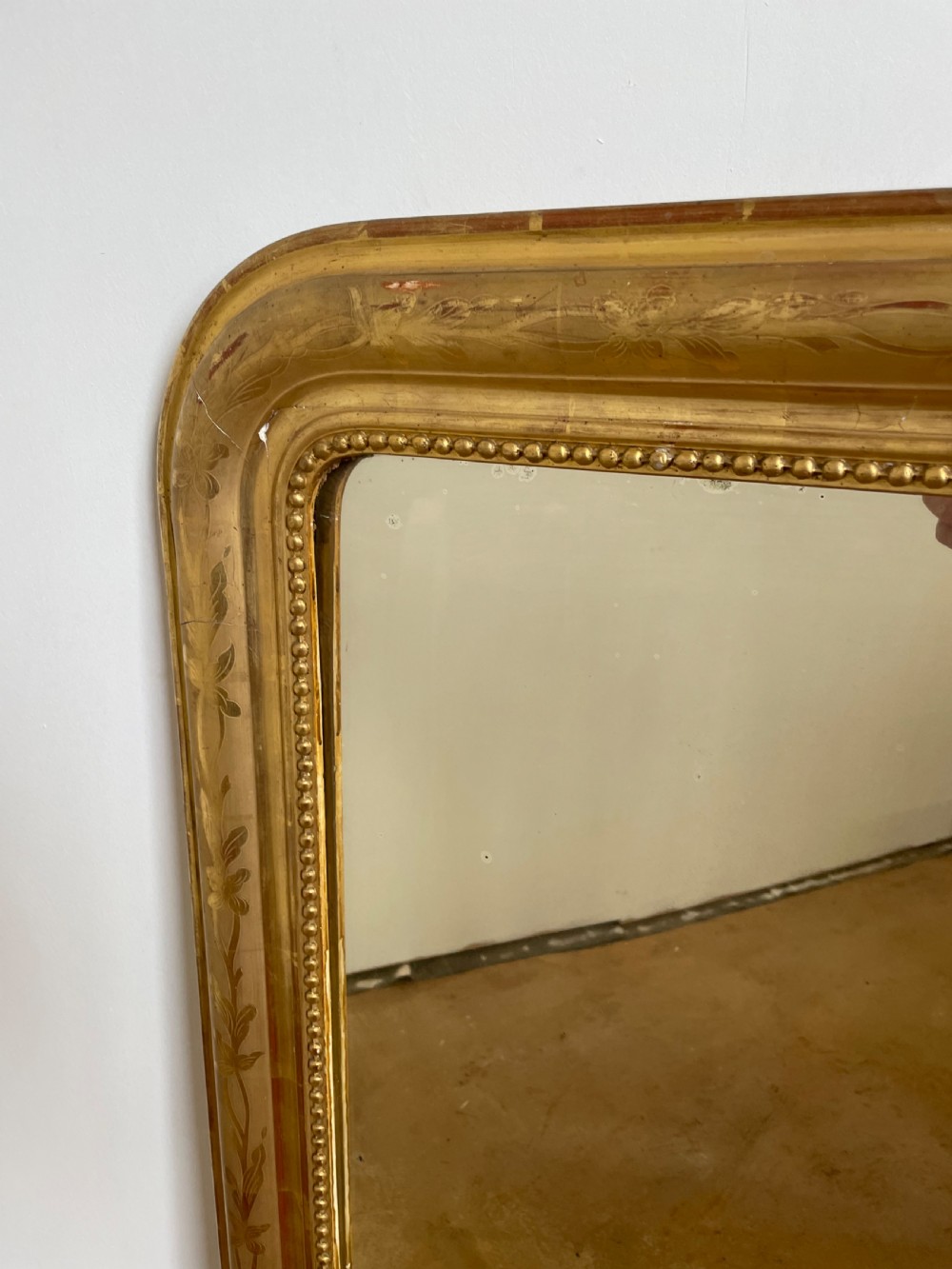 Antique gilt mirror  View III