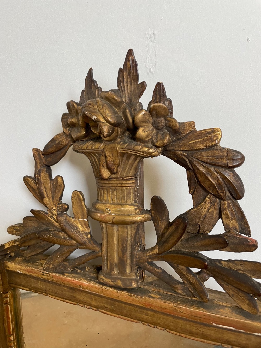 Small 19th century gilt mirror  View IV