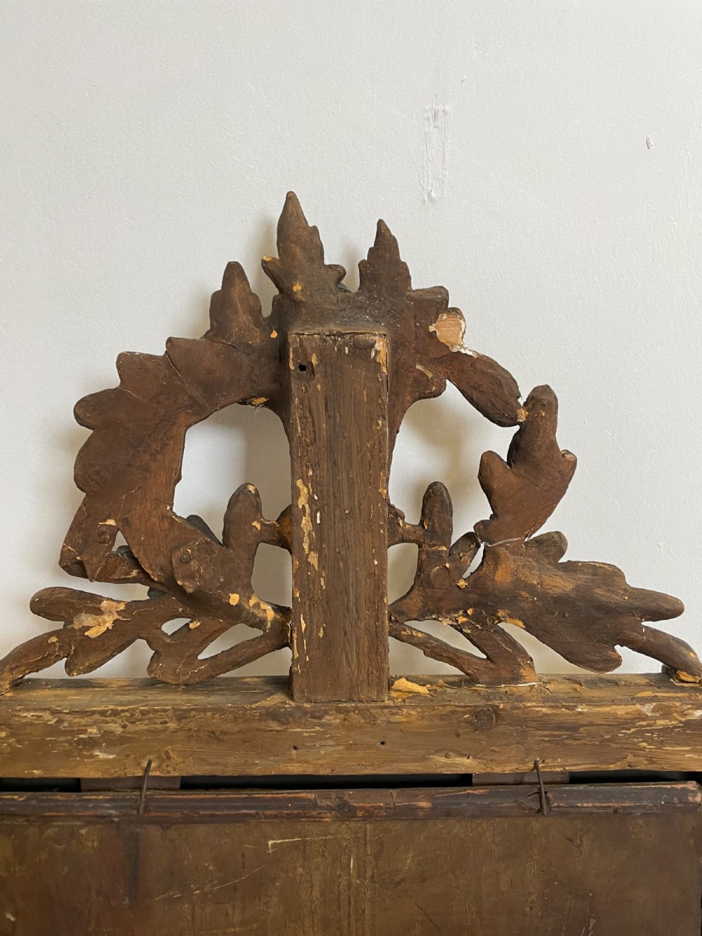 Small 19th century gilt mirror  View VI